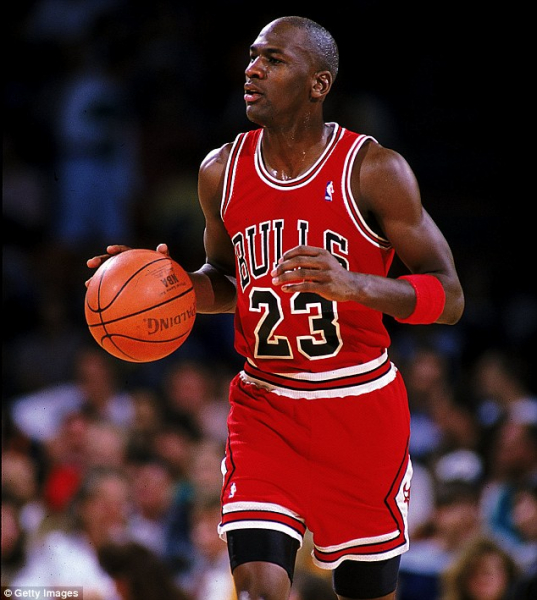 Champion Chicago Bulls Trikot 23 Michael Air Jordan NBA rot Kinder 152 cm = youth M