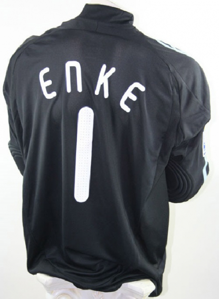 Adidas Deutschland Trikot 1 Robert Enke 2008 & WM Quali DFB schwarz Herren S-M  Kinder 176 cm