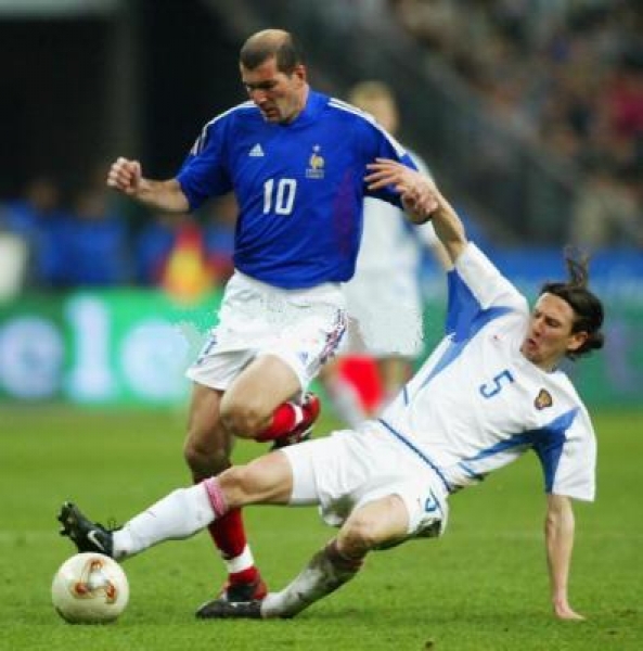 Adidas Frankreich Trikot 10 Zinedine Zidane WM 2002 Heim NEU Matchworn Herren XL