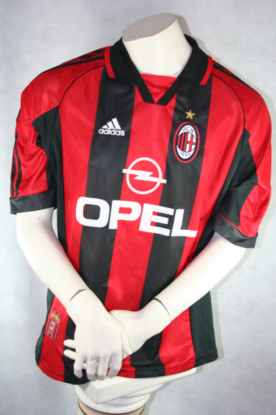 Adidas AC Mailand Trikot 20 Oliver Bierhoff 1998/99 Opel Torschützenkönig Herren XL