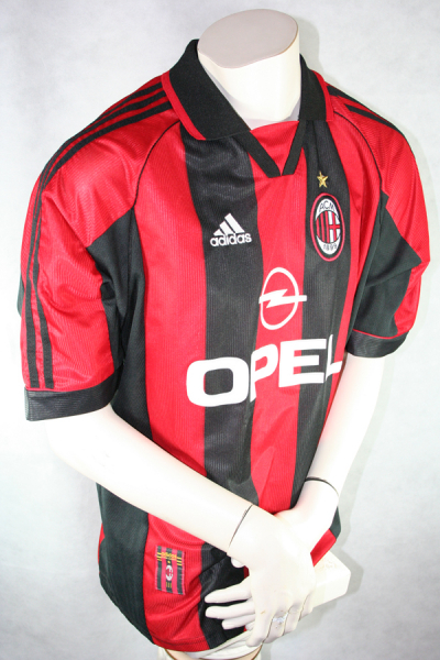 Adidas AC Mailand Trikot 20 Oliver Bierhoff 1998/99 Opel Torschützenkönig Herren XL
