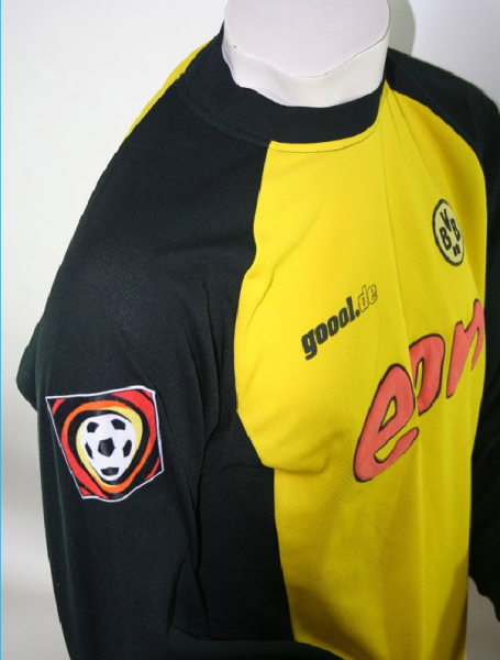 Goool Borussia Dortmund Trikot 22 Amoroso 2001/02 BVB Matchworn Herren XL
