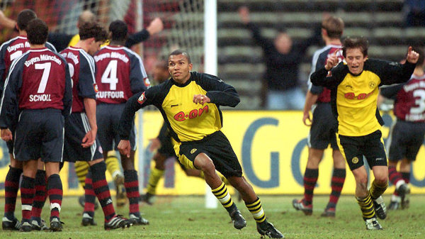 Goool.de Borussia Dortmund Trikot 2001/02 22 Amoroso 5 Kohler 18 Ricken BVB Meister Herren 2XL/XXL