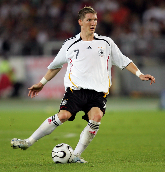 Adidas Deutschland Trikot 7 Bastian Schweinsteiger WM 2006 Heim DFB Herren 176 cm=S-M oder M