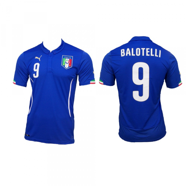Puma Italia camiseta 9 Mario balotelli WC 2014 nuevo azul señor M/L o XL