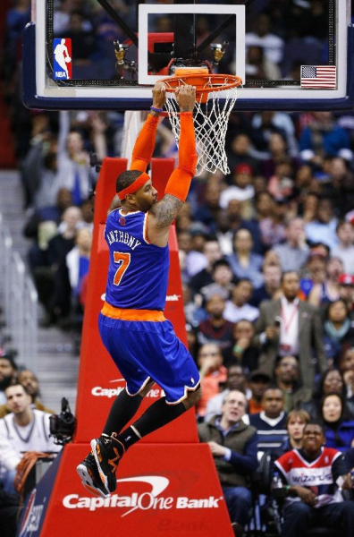 Adidas New York Knicks Trikot 7 Carmelo Anthony Heim NBA Herren XL