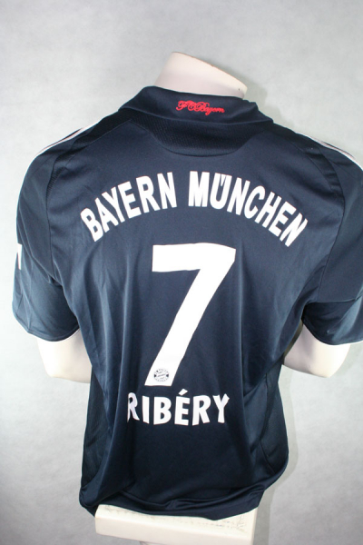 Adidas FC Bayern Múnich camiseta 7 Ribery 2008/09 CL Navy azul senor L (segunda calidad)