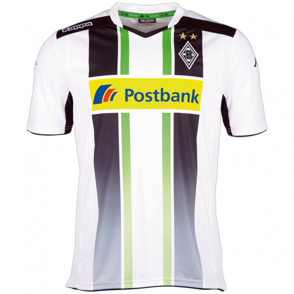 Kappa Borussia Mönchengladbach Trikot 2014/15 weiß Postbank Herren M
