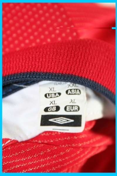 Umbro England Trikot Euro 2004 Rot Auswärtstrikot Herren M oder XL