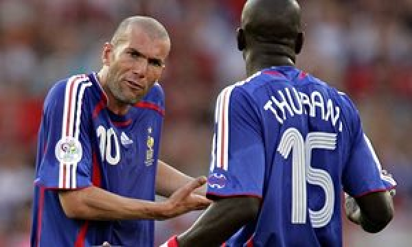 Adidas Frankreich Trikot 10 Zinedine Zidane WM 2006/2008 Rot Neu Herren L