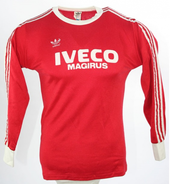Adidas FC Bayern München jersey 1982-1982 Iveco red men's M