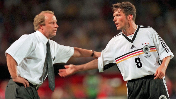 Adidas Alemania Camiseta 8 Lothar Matthäus copa del mundo 98 1998 senor XL