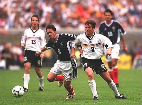 Adidas Alemania Camiseta 8 Lothar Matthäus copa del mundo 98 1998 senor XL
