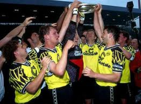 Nike Borussia Dortmund Trikot 1994/95 Kurzarm BVB Continentale Herren S M L oder XL