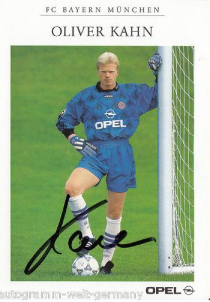 Adidas FC Bayern München Torwart Trikot 1 Oliver Kahn 1997/98 Opel Herren S