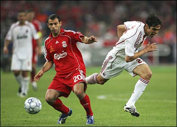 Adidas FC Liverpool camiseta 20 Javier Mascherano 2006-08 This is anfield rojo senor L