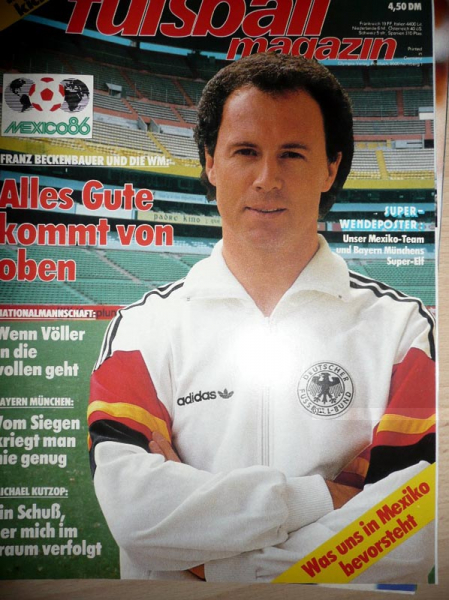 Adidas Alemania chaqueta 1986 jersey camiseta blanco señor XL