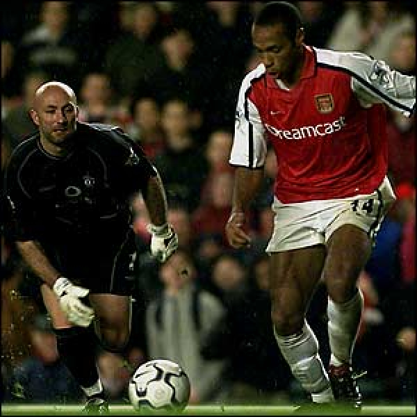 Nike Arsenal Trikot 14 Thierry Henry 2000-02 Sega Dreamcast heim Herren XXL/2XL