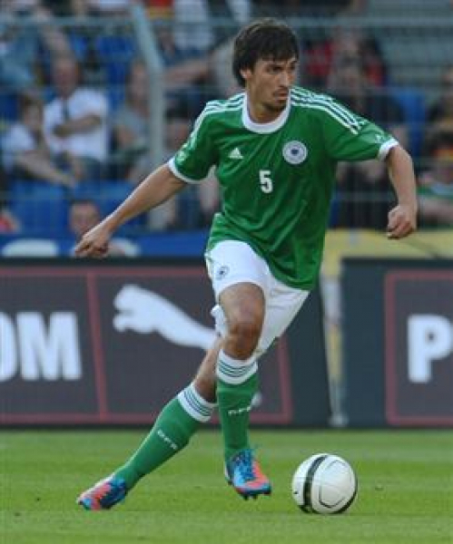 Adidas Germany jersey 5 Mats Hummels 2012 away green men's S