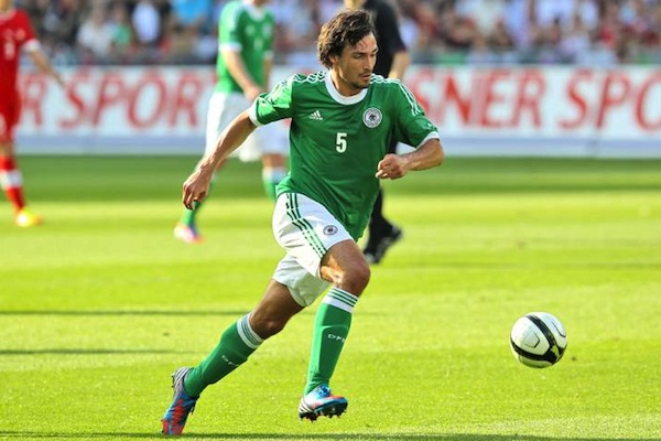 Adidas Germany jersey 5 Mats Hummels 2012 away green men's S