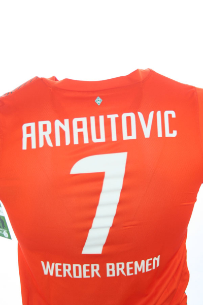 Nike SV Werder Bremen Trikot 7 Marko Arnautovic 2011/12 Away Orange Herren S-M 164cm-176cm