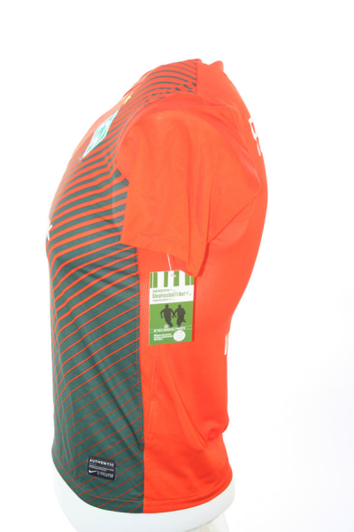 Nike SV Werder Bremen Trikot 8 Clemens Fritz 2011/12 Away SVW Orange Herren S-M 164cm-176cm