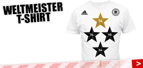 Adidas Alemania DfB T-Shirt Camiseta Home coming blanco 2014 4 star campeones señora S