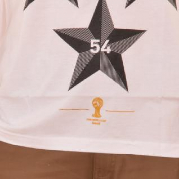 Adidas Alemania DfB T-Shirt Camiseta Home coming blanco 2014 4 star campeones señora S