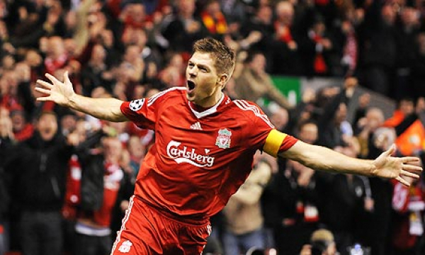 Adidas FC Liverpool Trikot 8 Steven Gerrard 2006-08 Carlsberg Heim Herren M