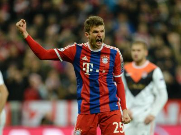 Adidas FC Bayern München Trikot 25 Thomas Müller 2014/15 Heim Neu Herren M oder XL