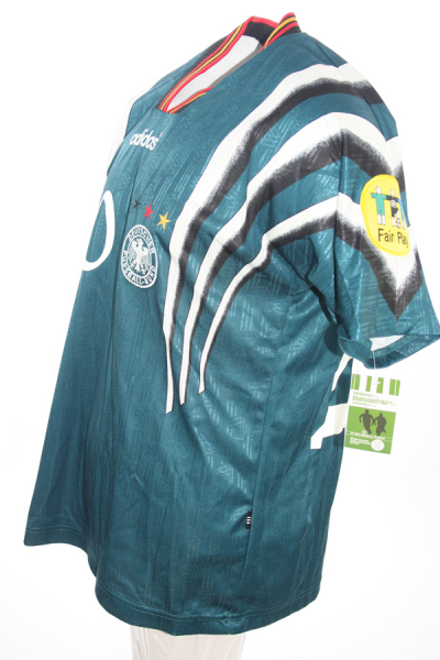 Adidas Alemania camiseta 1996 Euro 96 XL 20 Oliver Bierhoff Match worn verde DfB senor M