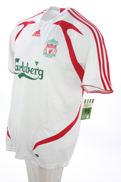 Adidas FC Liverpool camiseta 8 Steven Gerrard 200708 blanco senor M