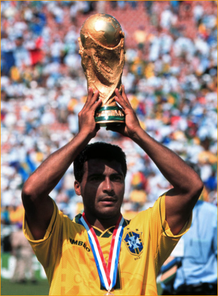 Umbro Brasilien Trikot 11 Romario WM 1994 Weltmeister USA-94 Heim Herren M L XL