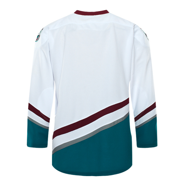 Anaheim Mighty Ducks Trikot 99 Adam Banks NHL Film Movie Weiß Neu S/M/L/XL/XXL/3XL