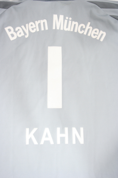 Adidas FC Bayern München Torwart Trikot 1 Oliver Kahn 2002/03 Grau Neu mit Etiketten Herren XL 2XL XXL