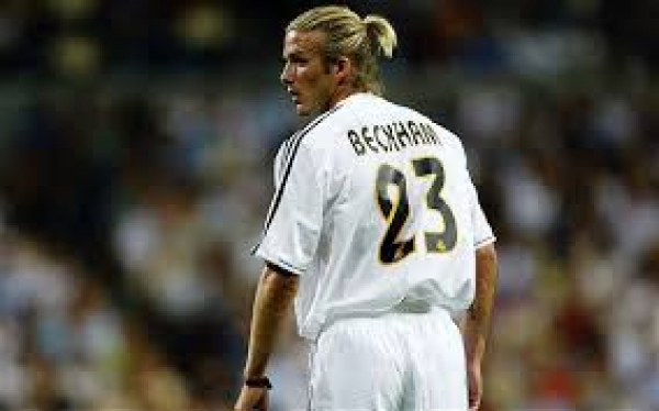Adidas Real Madrid Trikot 23 David Beckham 100 Jahre Jubiläum Heim Weiß Herren L