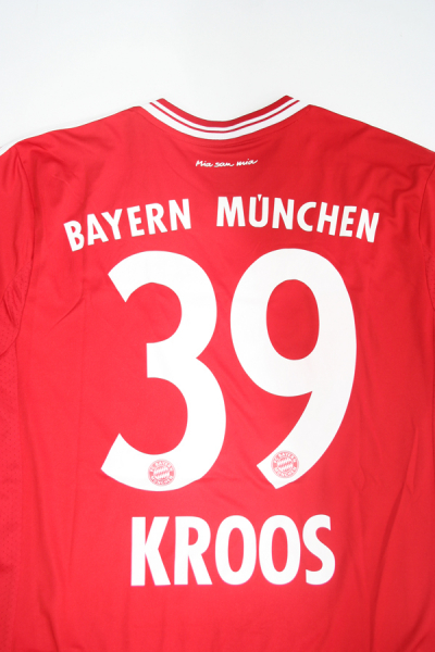 Adidas FC Bayern München Trikot 39 Toni Kroos 2013/14 Triple Sieger heim rot NEU Herren S oder M