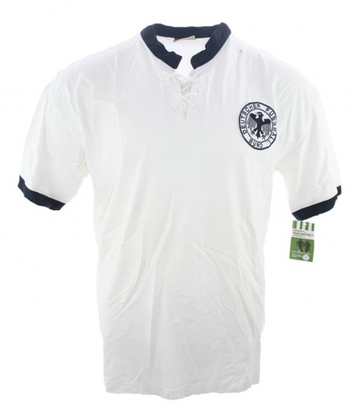 DFB Deutschland Trikot 1954 WM Das Wunder von Bern 54 Retro heim weiß Kinder 140 cm