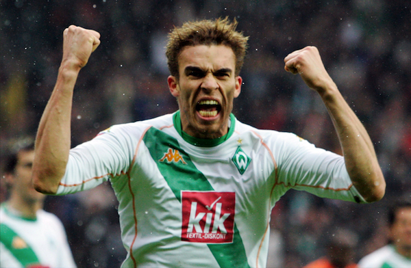 Kappa SV Werder Bremen Trikot 25 Ismael 2004/05 Kik Weiß Herren M