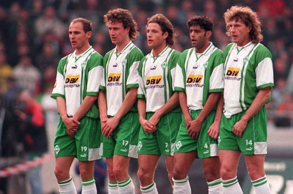 Puma SV Werder Bremen Trikot 15 Thomas Wolter 1996/97 DBV Herren S