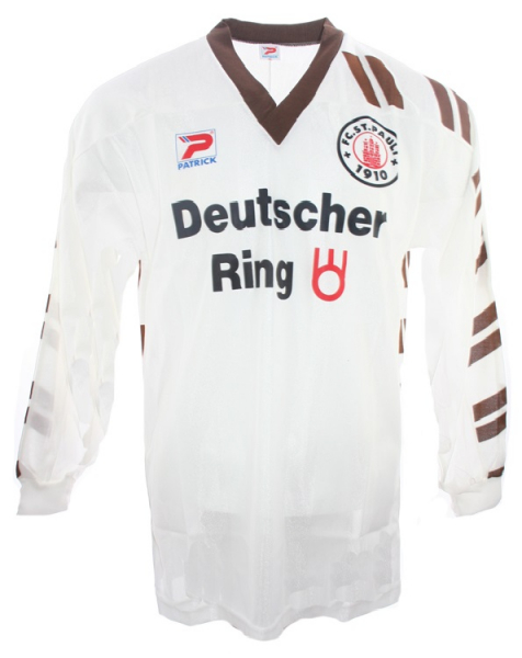 Patrick FC St. Pauli Trikot 10 Peter Knäbel 1992/93 Deutscher Ring Neu Heim Herren XL oder XXL/2XL