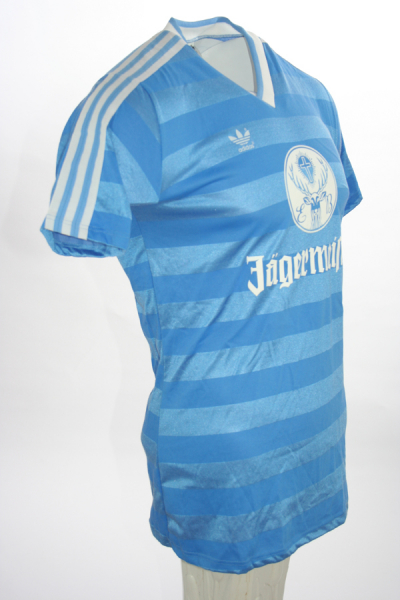 Adidas Eintracht Braunschweig Trikot 1980 Jägermeister Away Hellblau Herren M (5/6)