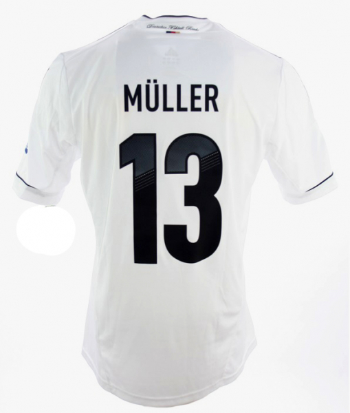 Adidas Deutschland Trikot 13 Thomas Müller Euro 2012 DFB Herren S-M = 176 oder L