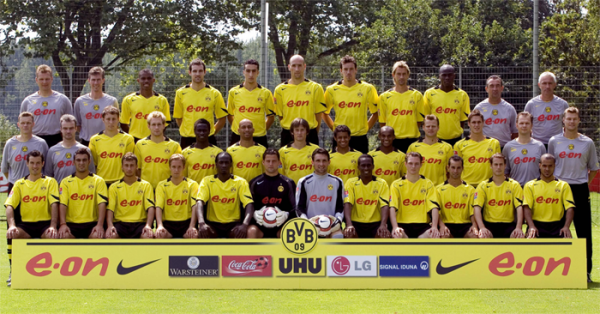 Nike Borussia Dortmund Trikot 14 Ebi Smolarek 2004/05 Schwarz E-On BVB Herren XL