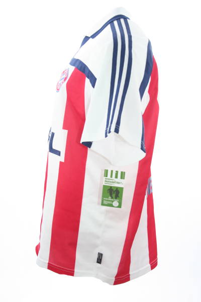 Adidas FC Bayern München Trikot 7 Mehmet Scholl 2000-2002 Weiß Rot Herren M oder XL