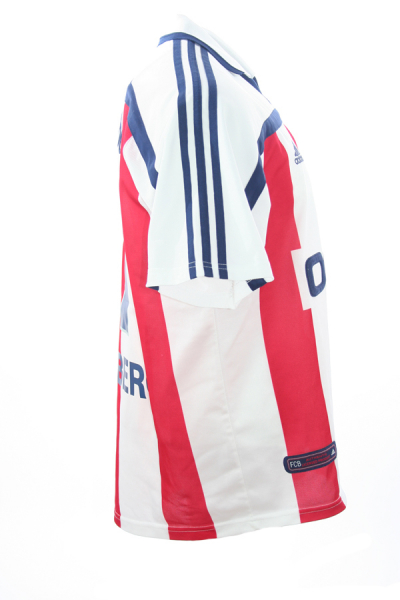Adidas FC Bayern München Trikot 7 Mehmet Scholl 2000-2002 Weiß Rot Herren M oder XL