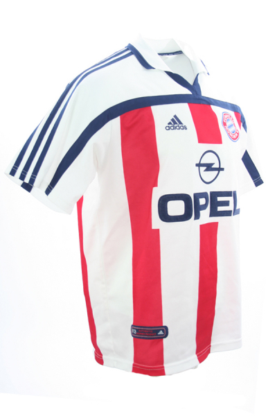 Adidas FC Bayern München Trikot 7 Mehmet Scholl 2000-2002 Weiß Rot Herren M oder XL
