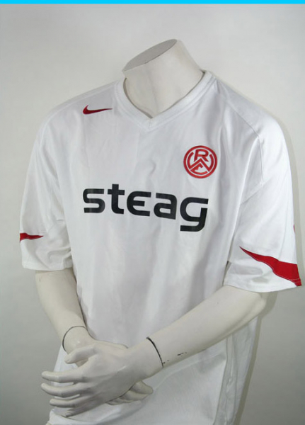 Nike Rot Weiss Essen Trikot 18 Peter Foldgast 2004/05 weiß Steag Herren XXL/2XL