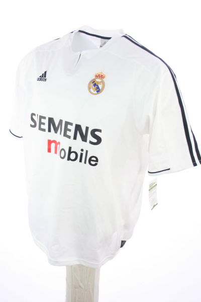 Adidas Real Madrid jersey 5 Zinedine Zidane 2003/04 home Siemens men's M, L or XXL/2XL
