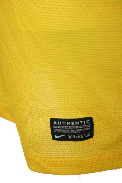 Nike FC Barcelona Trikot 10 Lionel Messi 2012/13 Qatar Auswärts Neu Orange Herren L